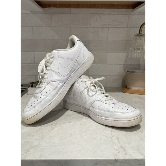 Nike Court Vision Low White 2019 Size 14 Cd5463-100 Classic Athletic gym‎ - Picture 11 of 12